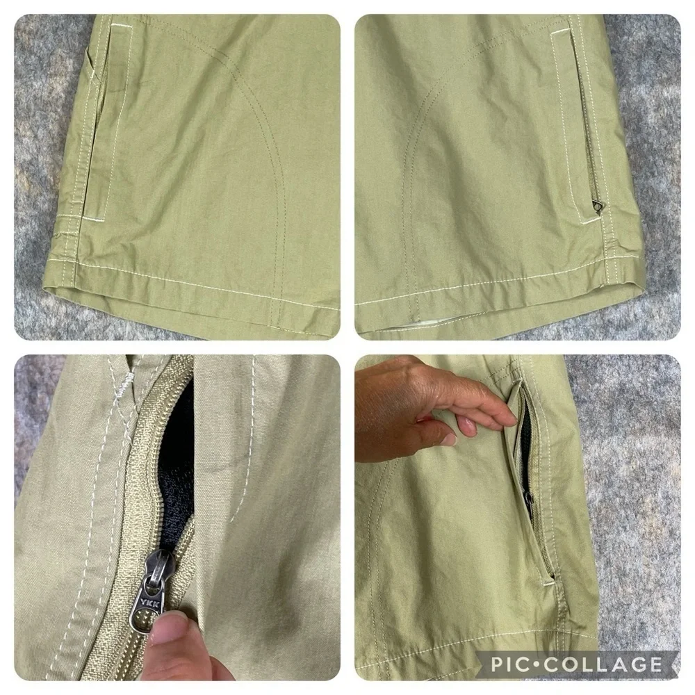 Kuhl Ramblr Khaki Shorts Cargo Gorpcore Outdoor Hiking Workwear Travel - Sz 36